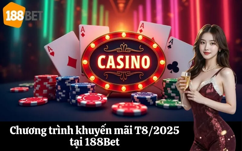 Chương trình khuyến mãi T8/2025 tại 188Bet