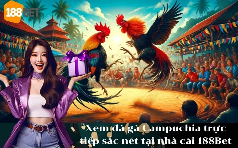 Xem đá gà Campuchia trực tiếp sắc nét tại nhà cái 188Bet